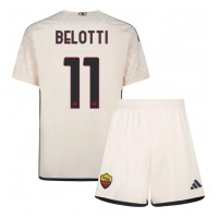Dětský Fotbalový dres AS Roma Andrea Belotti #11 2023-24 Venkovní Krátký Rukáv (+ trenýrky)